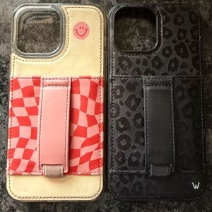 Leopard and checkered Walli Case